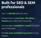 Built for SEO & SEM Professionals